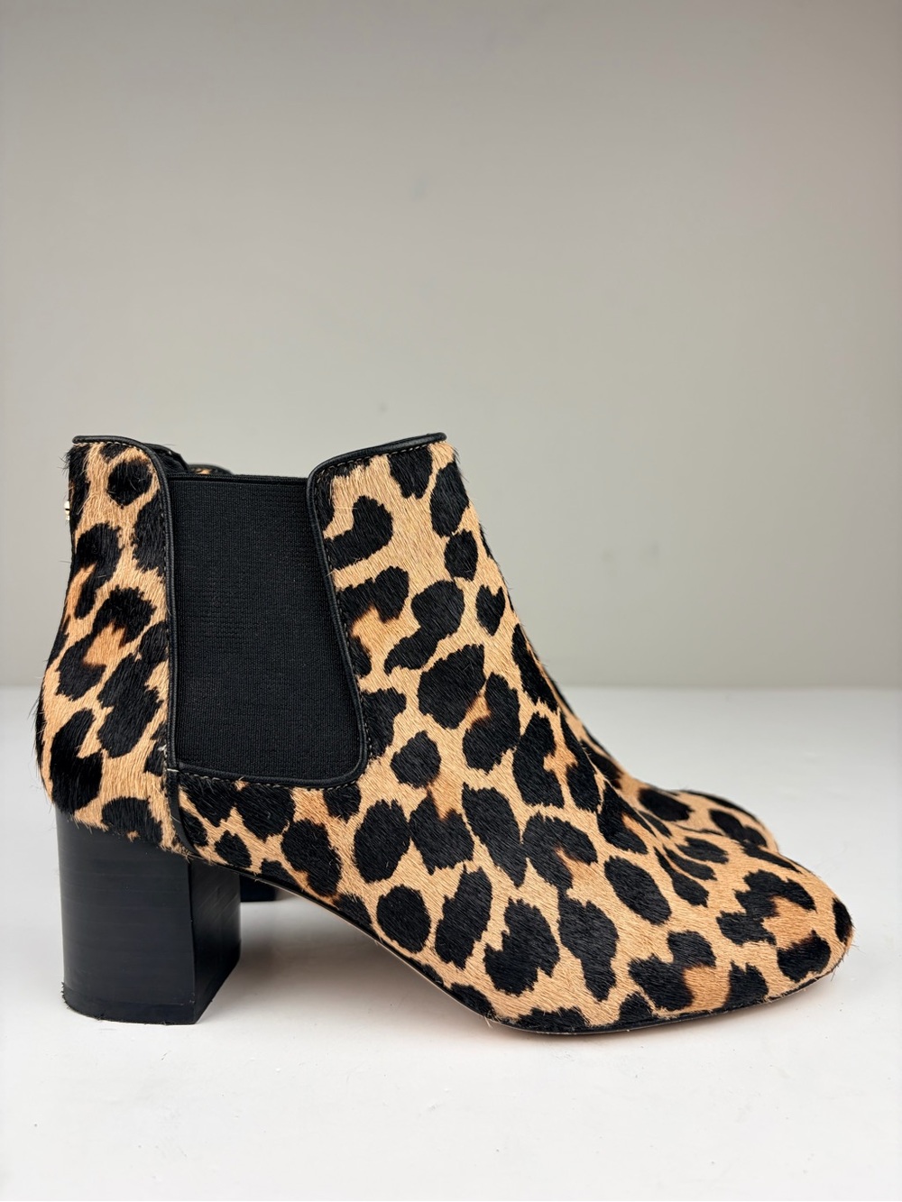 Kate Spade New York Leopard Calf Hair Chelsea Ankle Boots Women’s‎ 7M